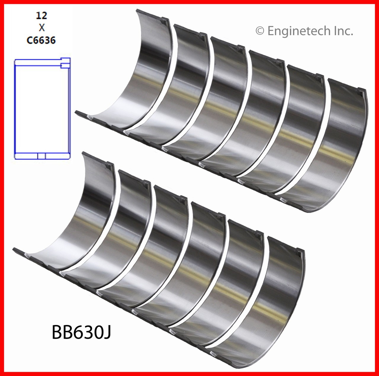 Connecting Rod Bearing Set - 1988 Dodge B150 3.9L (BB630J.A4)