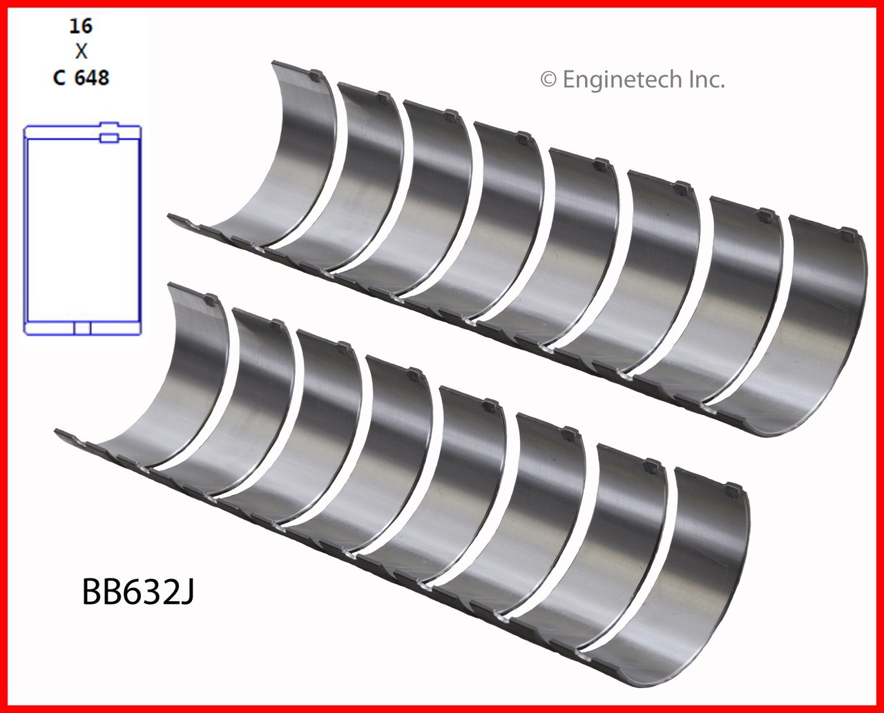 Connecting Rod Bearing Set - 1987 Jeep Grand Wagoneer 5.9L (BB632J.L1324)