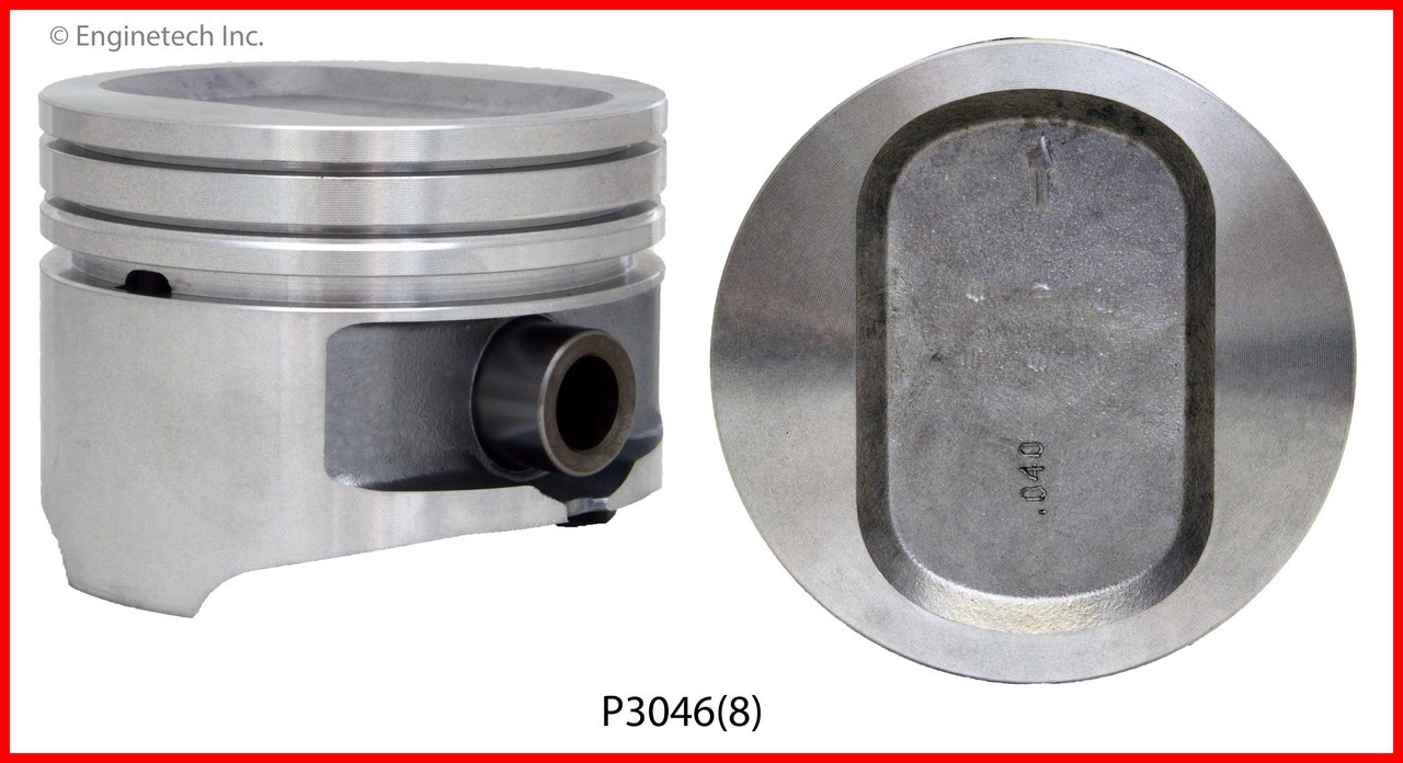 Piston Set - 1986 Ford Bronco 5.8L (P3046(8).K504)