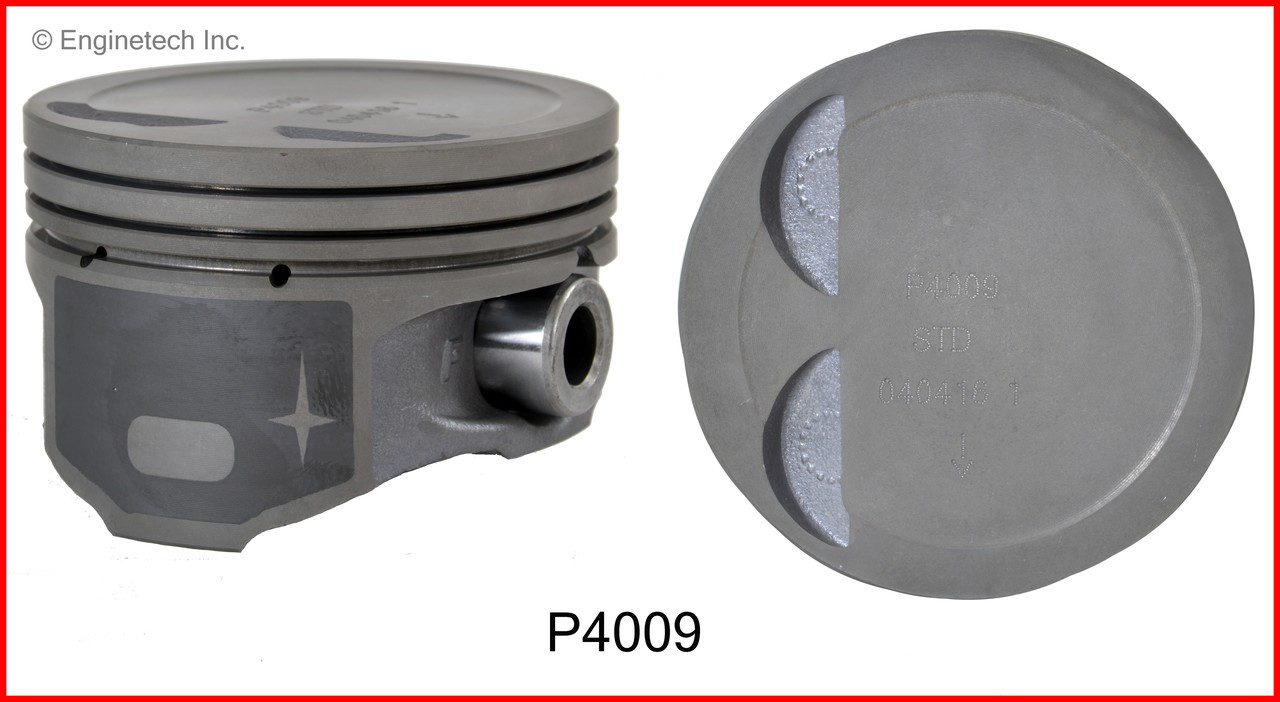 Piston Set - 2007 Kia Rio 1.6L (P4009(4).C22)