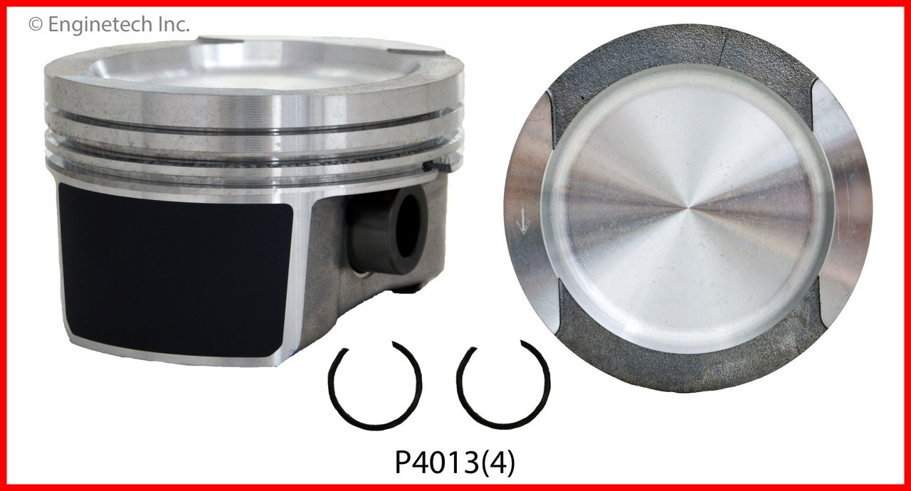 Piston Set - 2002 Volkswagen Golf 2.0L (P4013(4).E44)