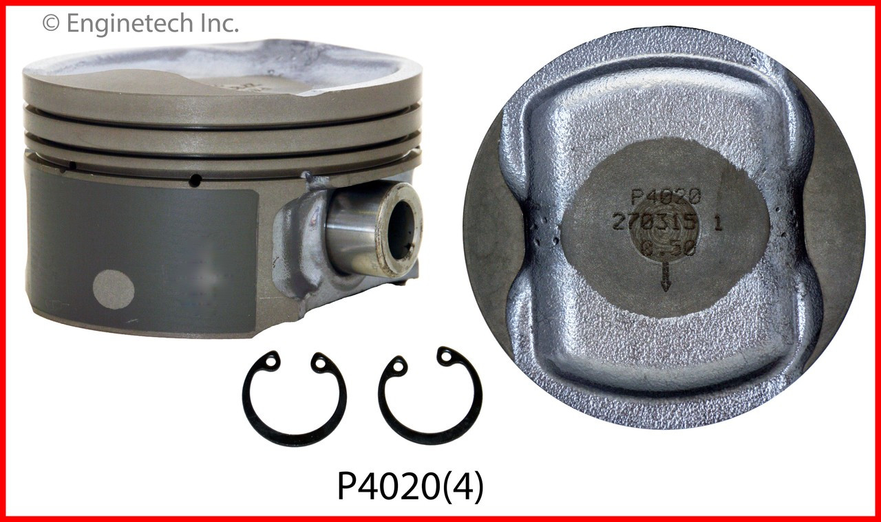 Piston Set - 2008 Nissan Sentra 2.0L (P4020(4).A8)