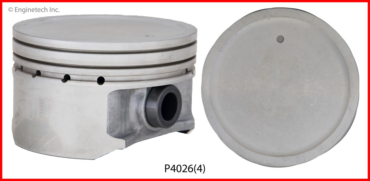 Piston Set - 2003 Mitsubishi Lancer 2.0L (P4026(4).A4)