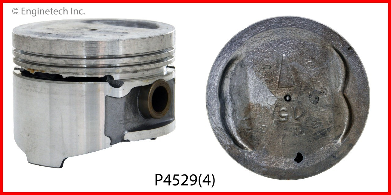 Piston Set - 1986 Dodge Colt 1.5L (P4529(4).B12)