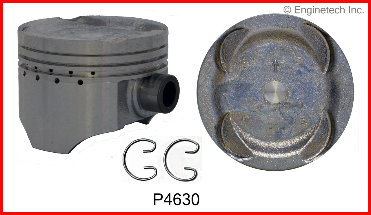 Piston Set - 1993 Suzuki Sidekick 1.6L (P4630(4).A4)