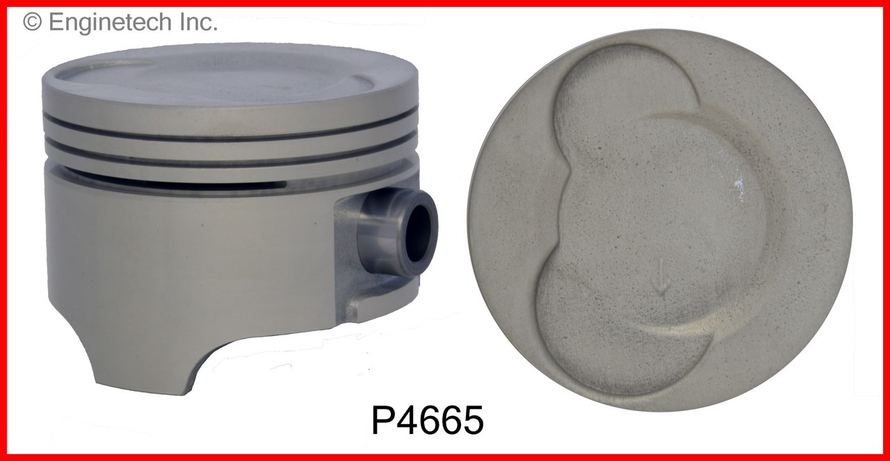 Piston Set - 1991 Geo Metro 1.0L (P4665(3).A9)