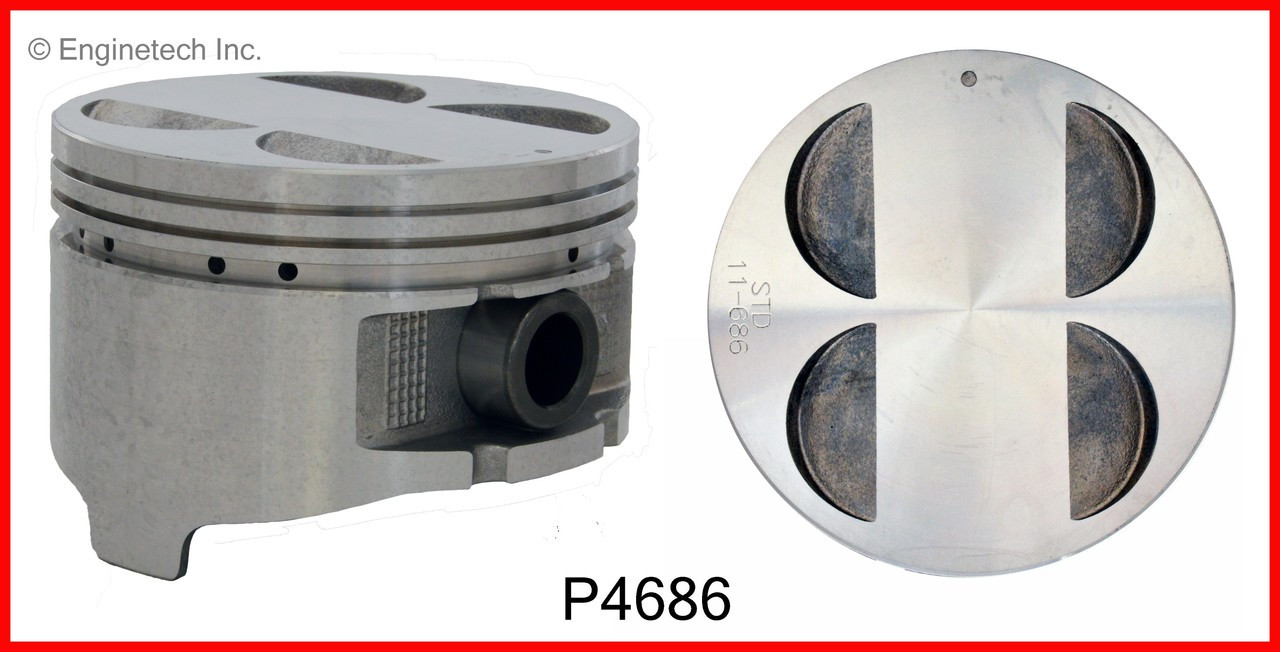 Piston Set - 1993 Isuzu Trooper 3.2L (P4686(6).A6)