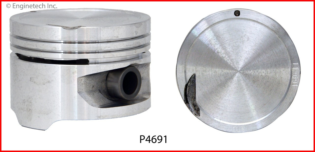 Piston Set - 1994 Hyundai Scoupe 1.5L (P4691(4).A2)