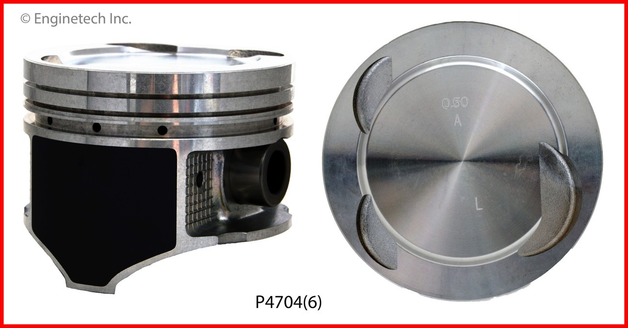 Piston Set - 1994 Mazda MPV 3.0L (P4704(6).A2)