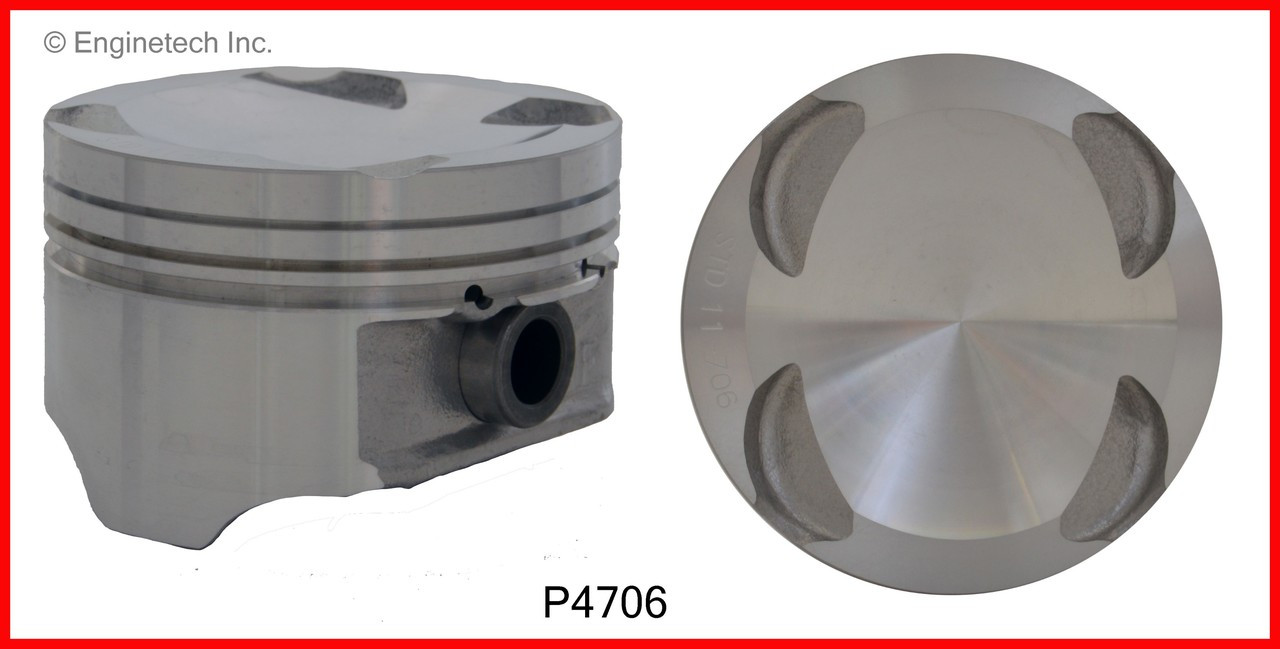 Piston Set - 2001 Mazda 626 2.0L (P4706(4).F57)