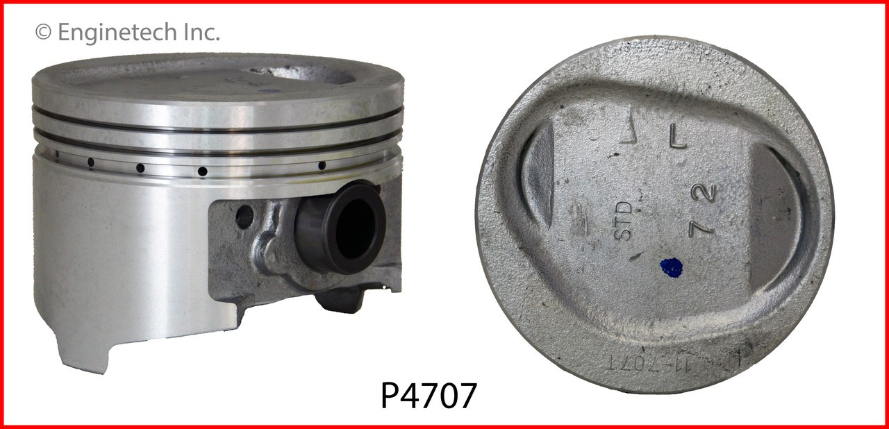 Piston Set - 1992 Chrysler LeBaron 3.0L (P4707(6).A2)