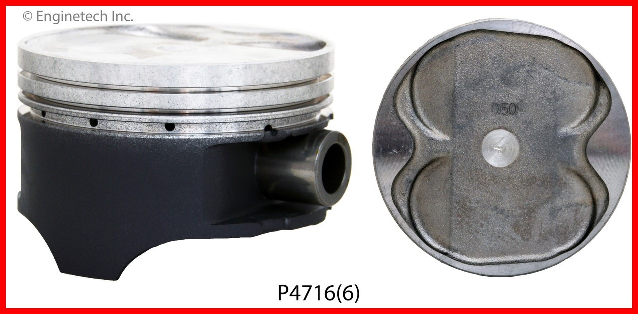 Piston Set - 1994 Mazda 626 2.5L (P4716(6).A6)