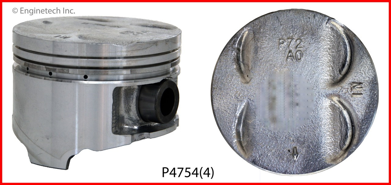 Piston Set - 2000 Acura Integra 1.8L (P4754(4).B14)