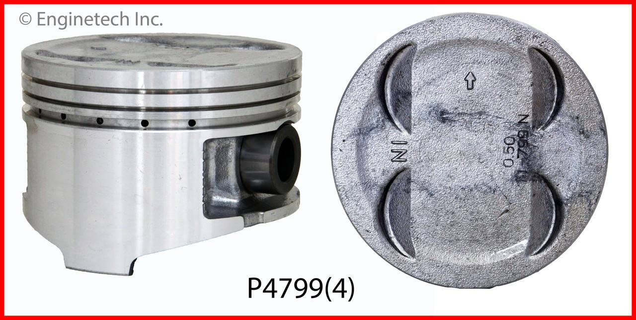 Piston Set - 2000 Honda CR-V 2.0L (P4799(4).A4)