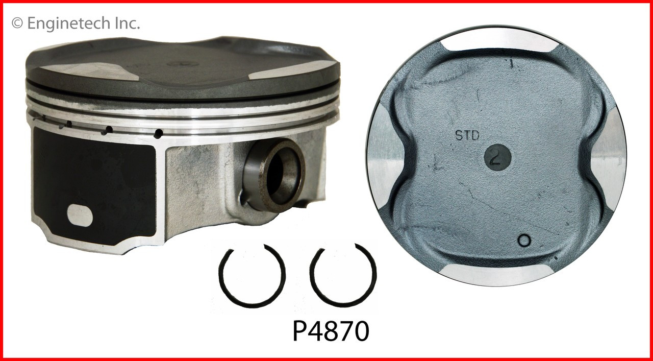 Piston Set - 2009 Toyota Avalon 3.5L (P4870(6).C22)