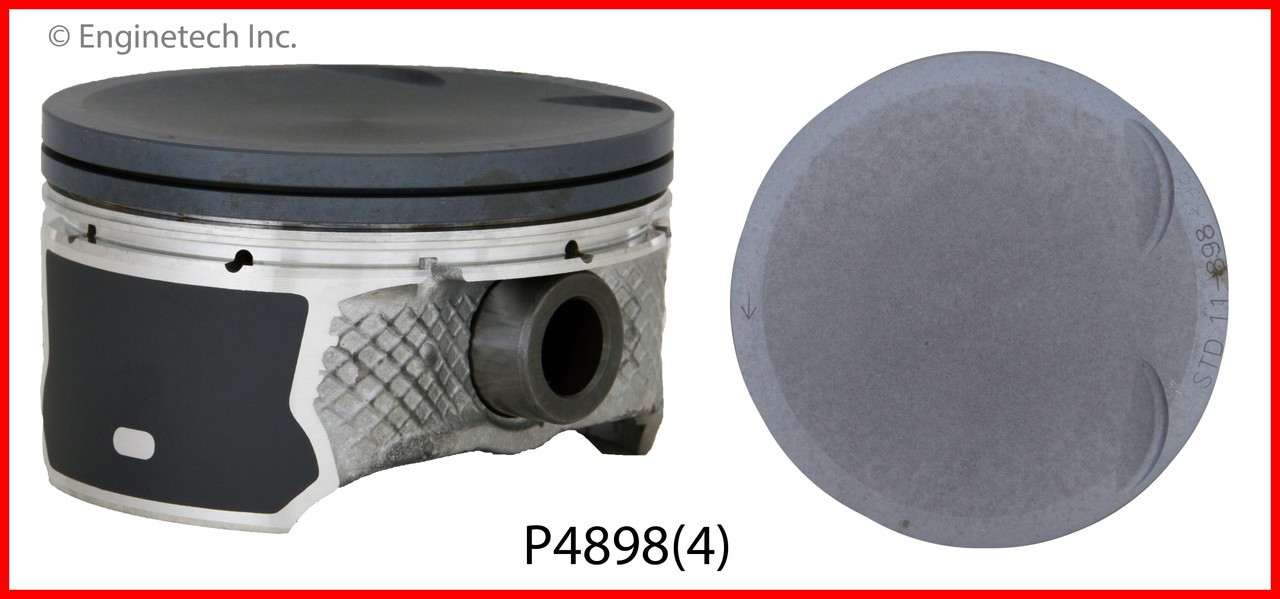 Piston Set - 2010 Mazda 3 2.0L (P4898(4).B14)