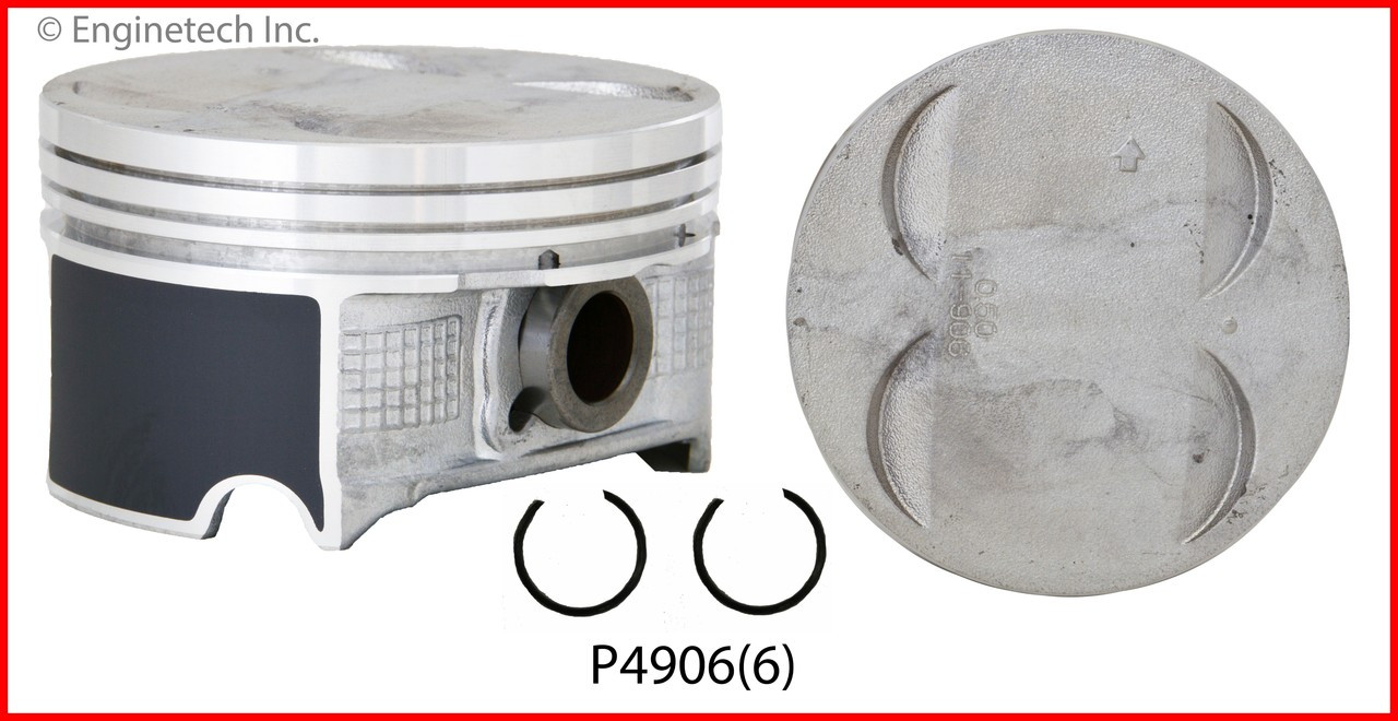 Piston Set - 2014 Acura RDX 3.5L (P4906(6).D38)