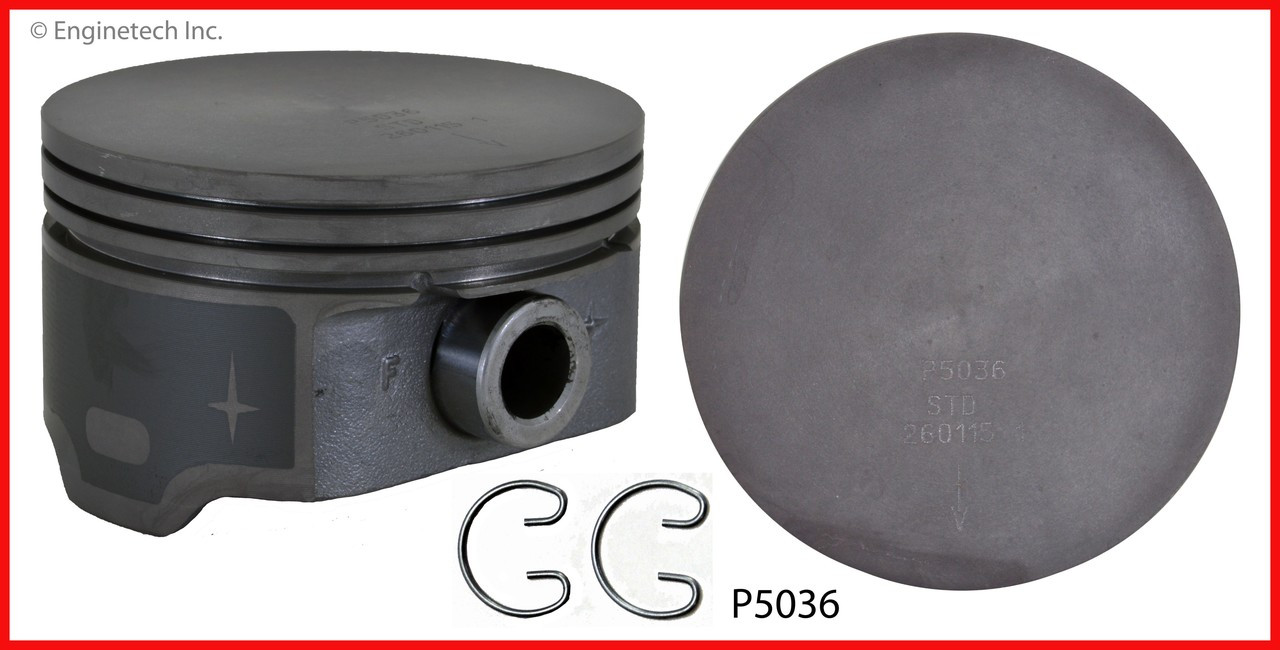 Piston Set - 2005 Chevrolet Express 2500 5.3L (P5036(8).C28)