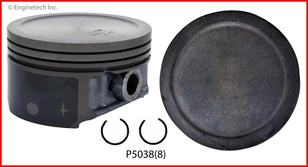 Piston Set - 2003 Cadillac Escalade ESV 6.0L (P5038(8).A8)