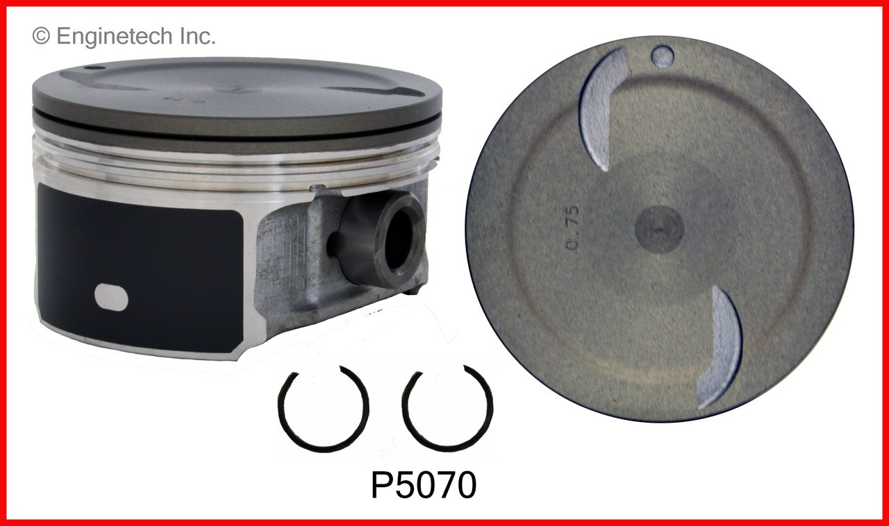 Piston Set - 2006 Chevrolet Express 2500 6.0L (P5070(8).B16)