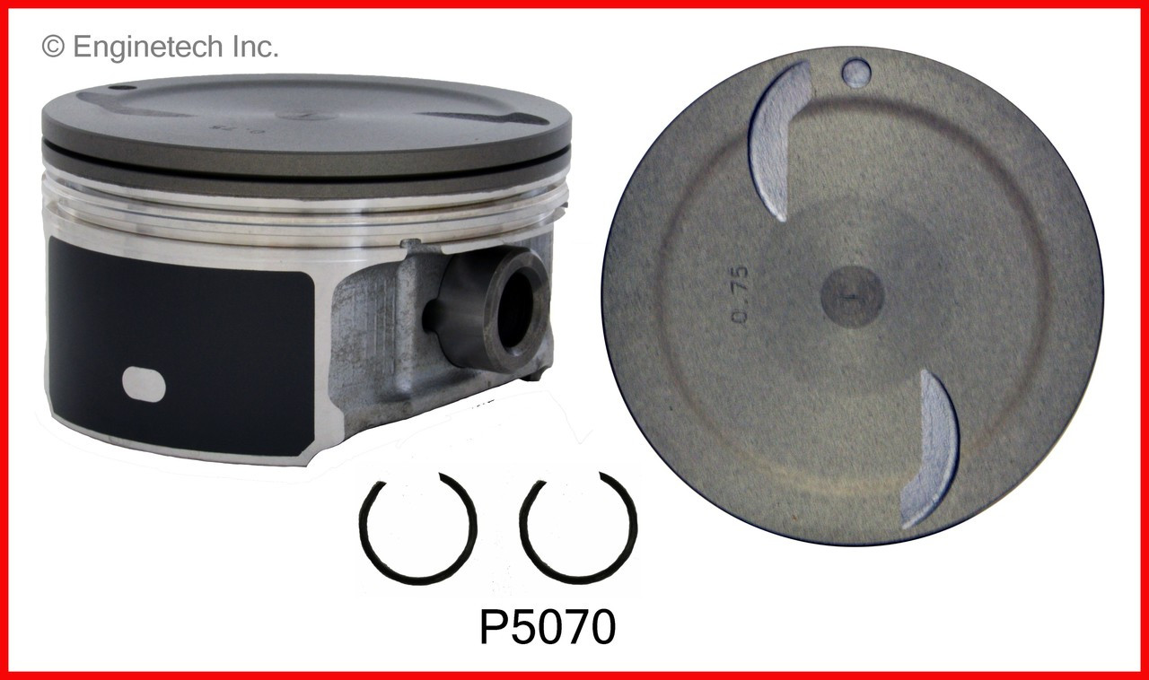 Piston Set - 2012 GMC Sierra 2500 HD 6.0L (P5070(8).K640)