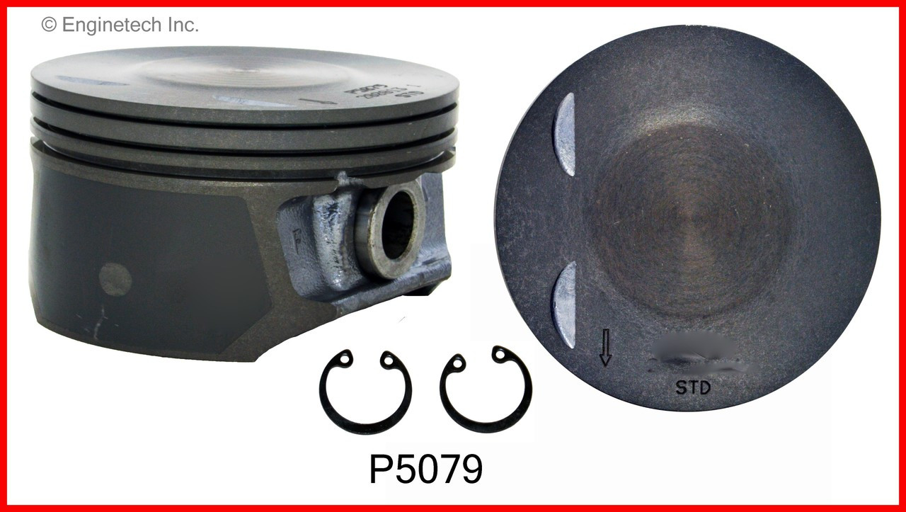 Piston Set - 2007 Hummer H3 3.7L (P5079(5).A6)