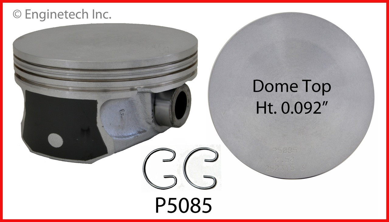 Piston Set - 2009 Jeep Commander 5.7L (P5085(8).F54)