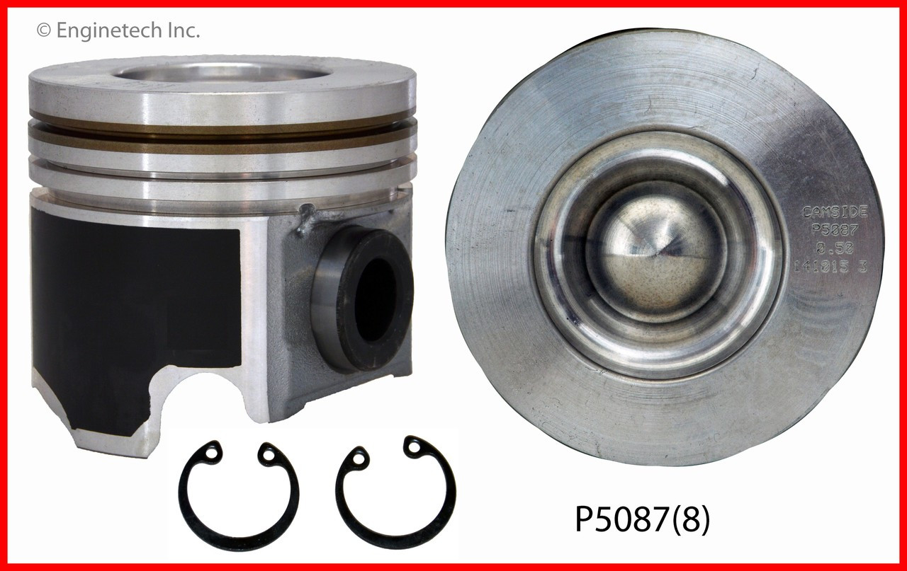 Piston Set - 2004 Ford F-450 Super Duty 6.0L (P5087(8).B18)