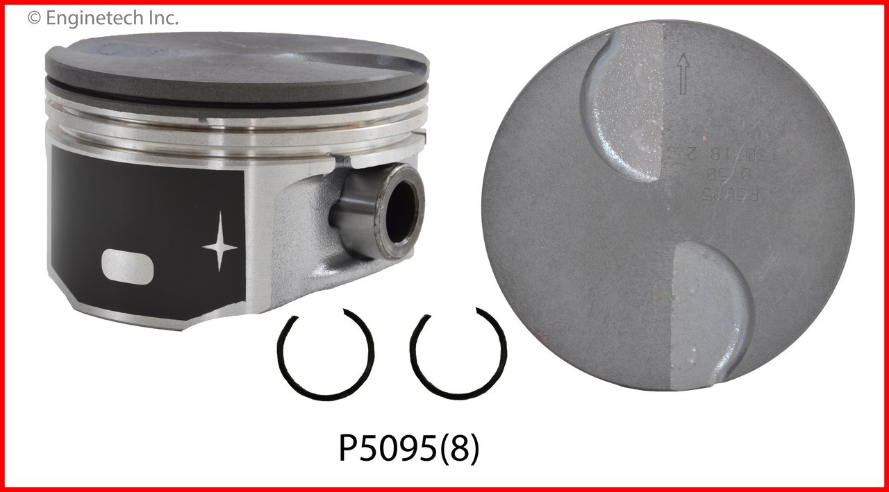 Piston Set - 2010 GMC Canyon 5.3L (P5095(8).D36)