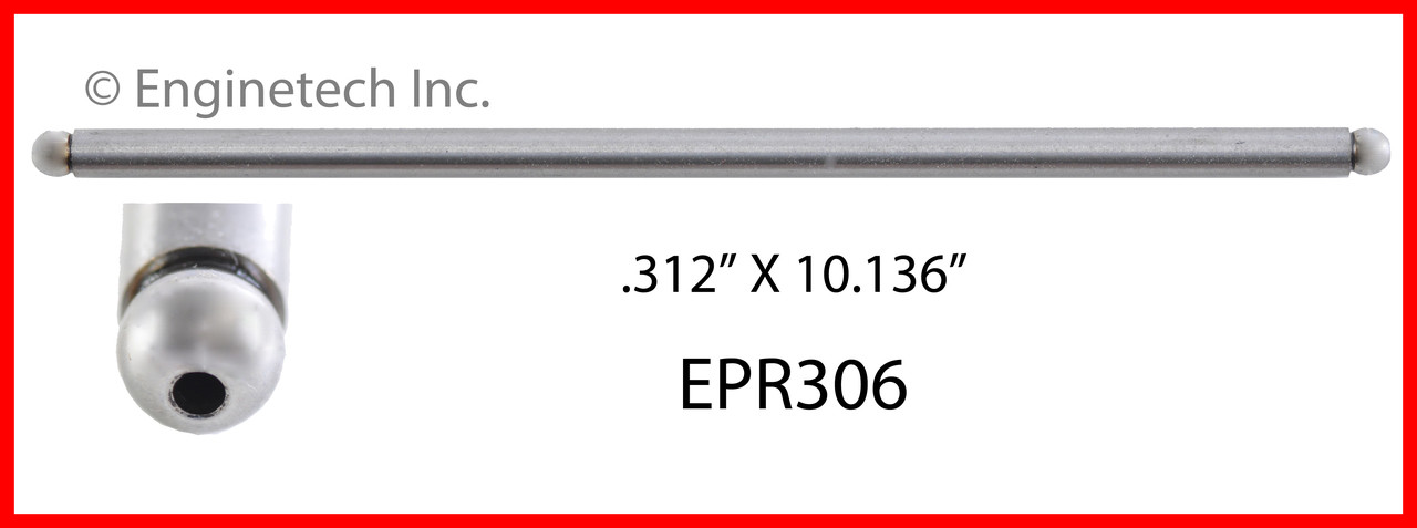 Push Rod - 1989 Ford E-150 Econoline 4.9L (EPR306.K614)