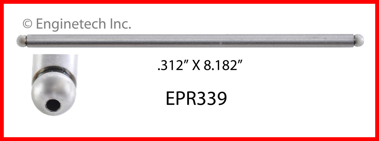 Push Rod - 1989 Ford E-350 Econoline 5.8L (EPR339.K207)