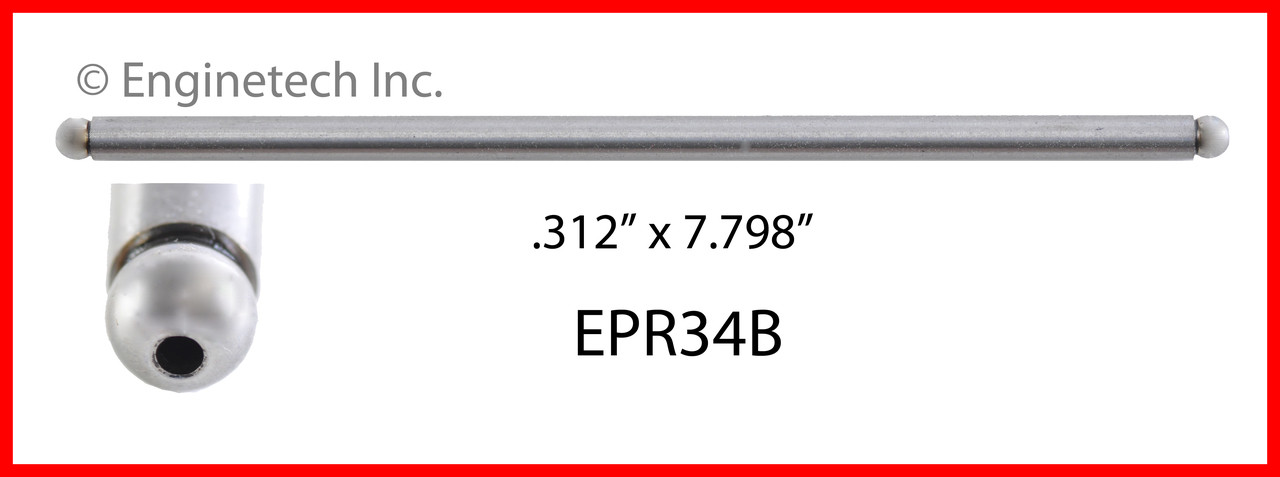 Push Rod - 1986 GMC C1500 Suburban 5.0L (EPR34B.L4727)