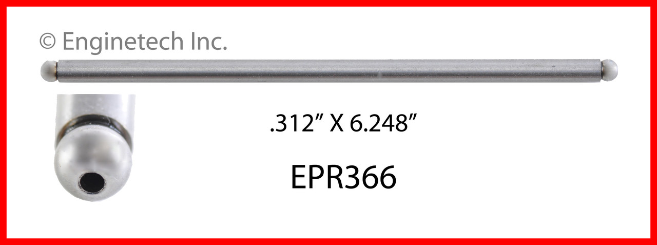 Push Rod - 1988 Mercury Colony Park 5.0L (EPR366.D39)