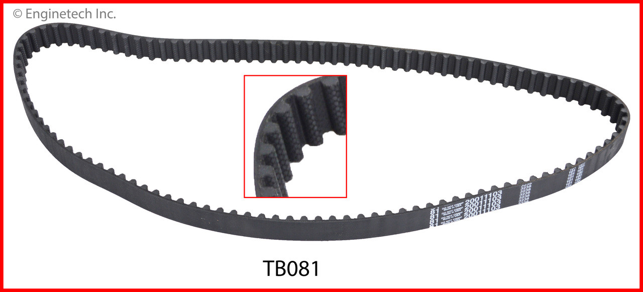 Timing Belt - 1985 Pontiac J2000 Sunbird 1.8L (TB081.B16)