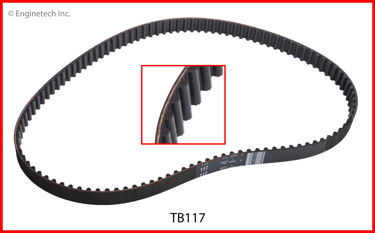 Timing Belt - 1987 Mazda 626 2.0L (TB117.A5)