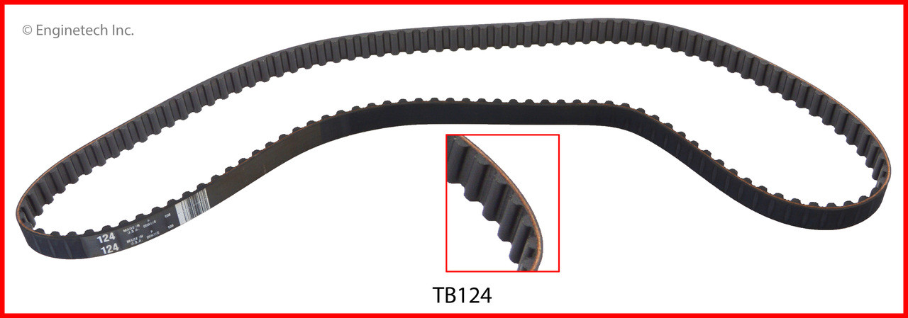 Timing Belt - 1992 Dodge Ram 50 2.4L (TB124.B15)