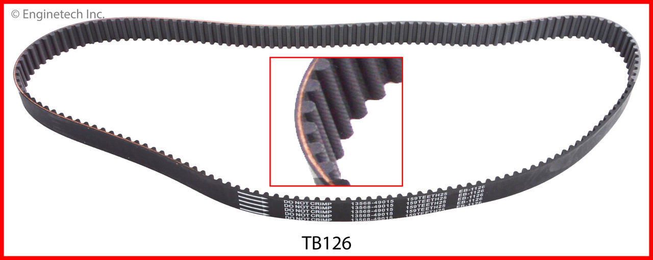 Timing Belt - 1986 Toyota Supra 3.0L (TB126.A1)