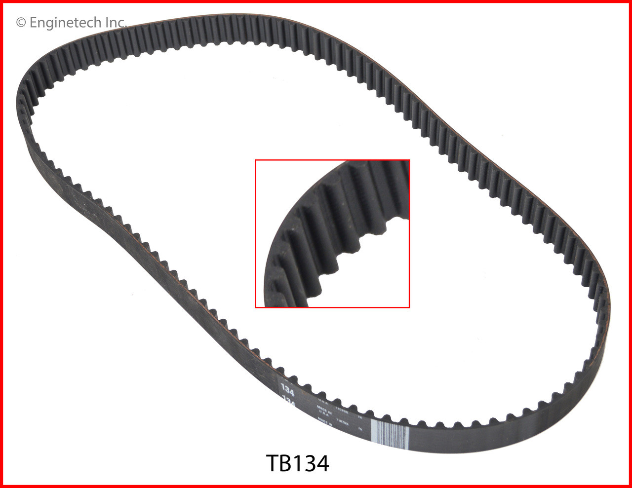 Timing Belt - 1988 Mazda 626 2.2L (TB134.A3)