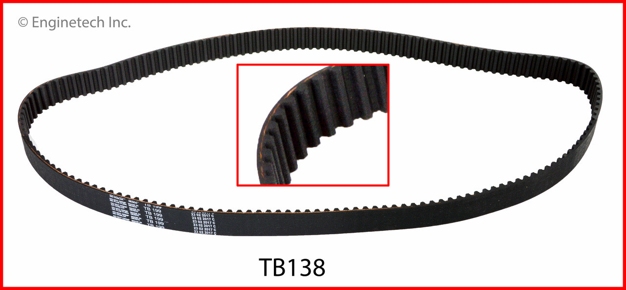Timing Belt - 1987 Toyota Camry 2.0L (TB138.A1)