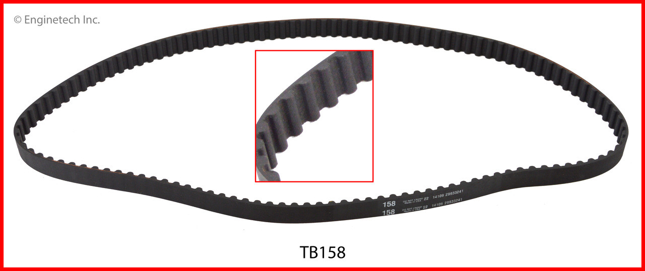 Timing Belt - 1990 Dodge Colt 2.0L (TB158.E49)
