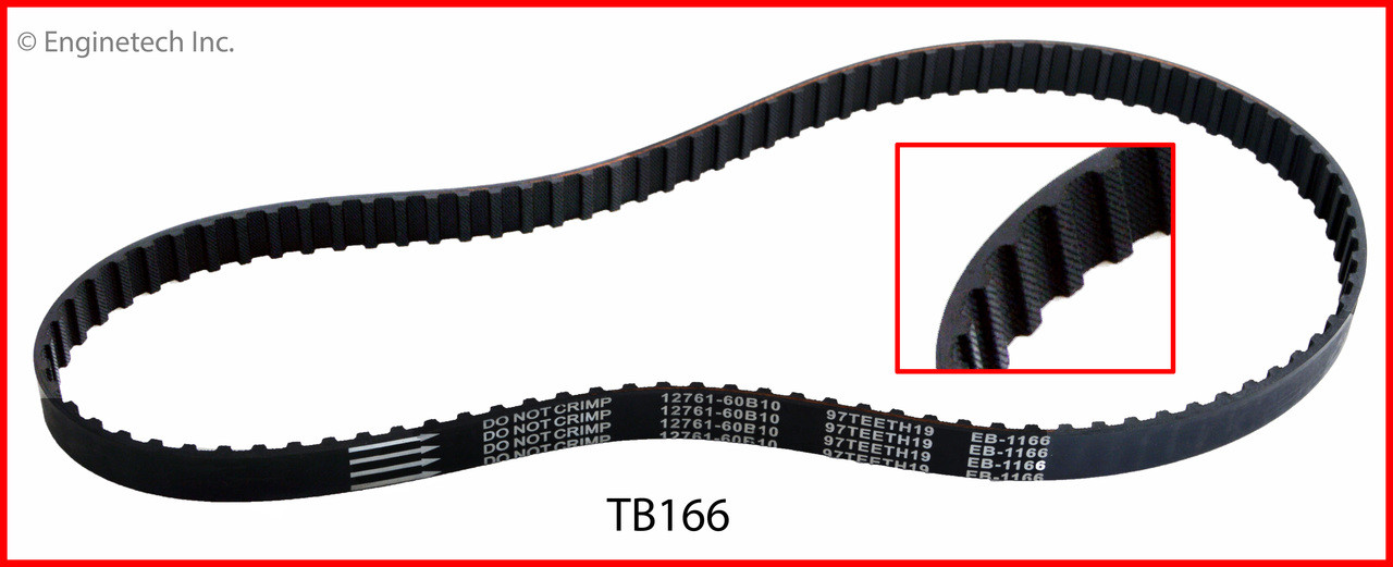 Timing Belt - 1993 Geo Metro 1.0L (TB166.A5)