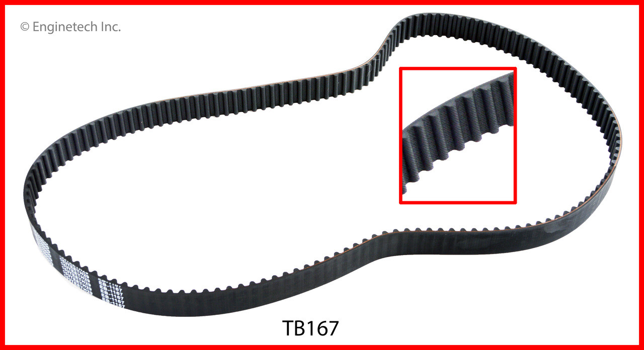 Timing Belt - 1992 Hyundai Sonata 2.0L (TB167.B17)