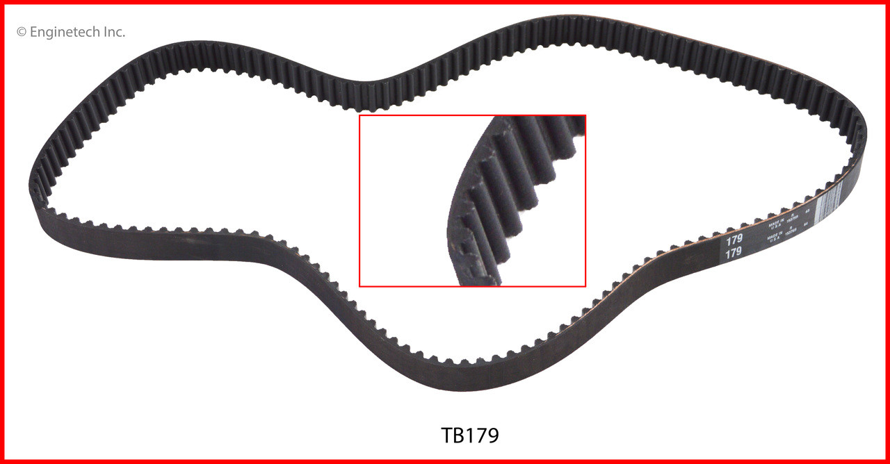 Timing Belt - 1991 Mercury Capri 1.6L (TB179.A7)