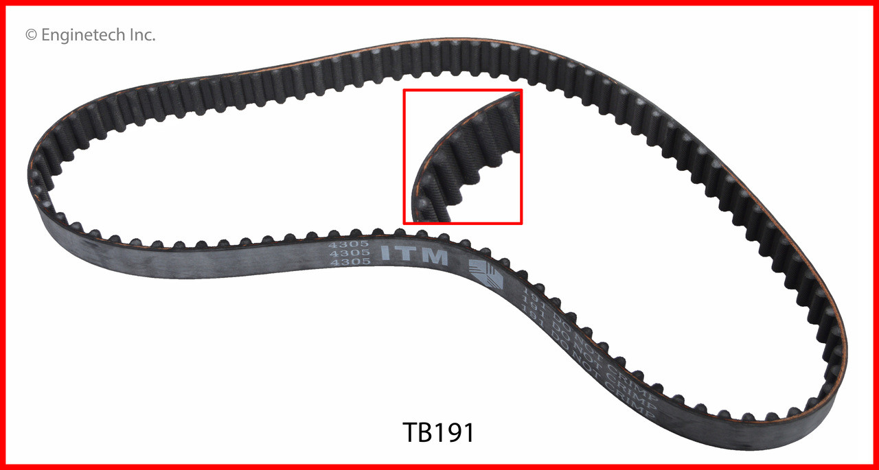 Timing Belt - 1994 Hyundai Scoupe 1.5L (TB191.B12)