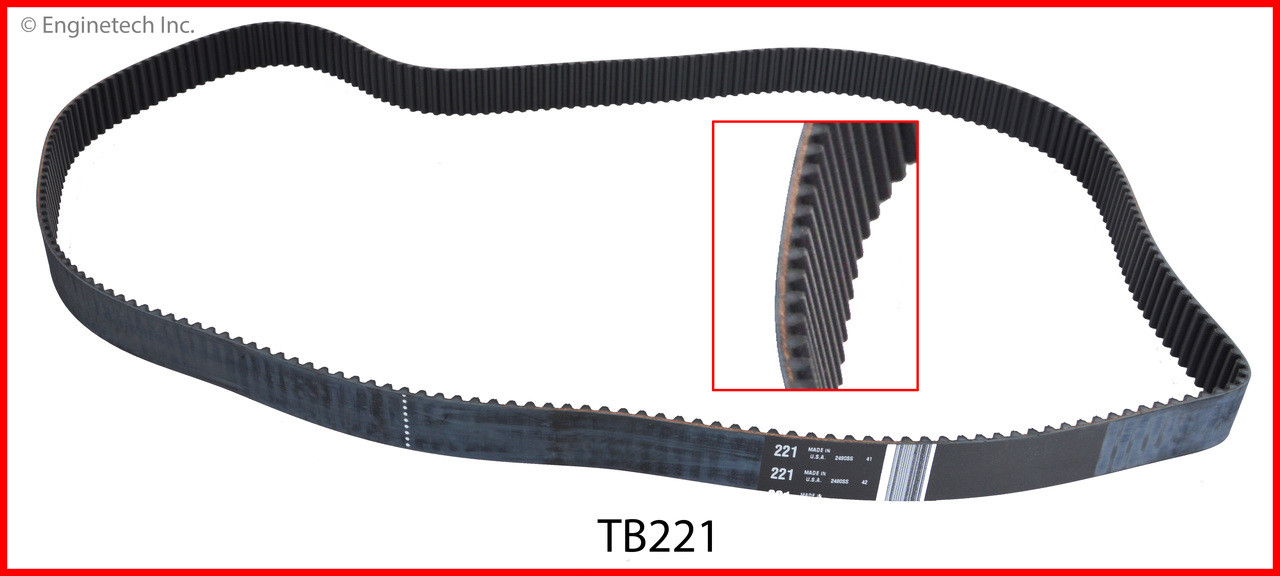 Timing Belt - 1997 Isuzu Trooper 3.2L (TB221.B17)