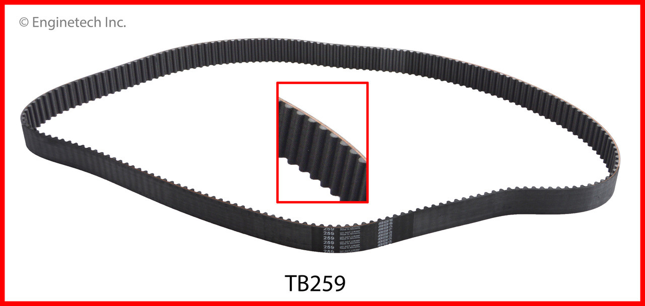 Timing Belt - 1995 Mitsubishi Montero 3.0L (TB259.A4)