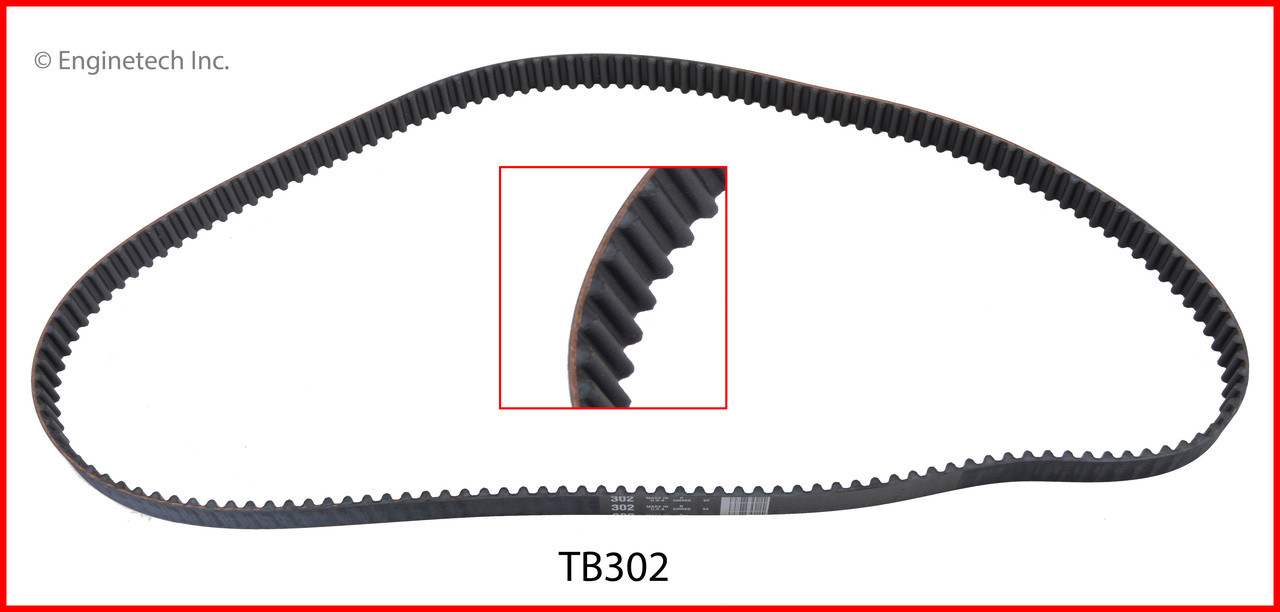 Timing Belt - 2000 Kia Spectra 1.8L (TB302.A7)