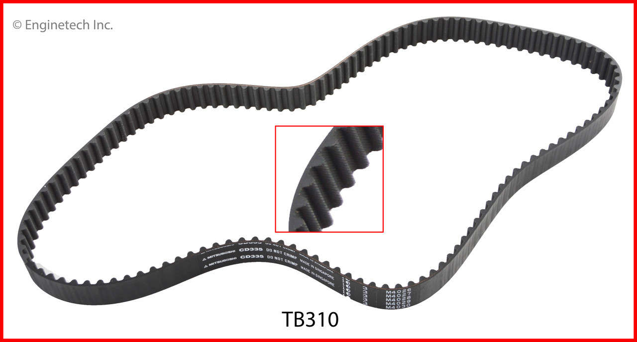 Timing Belt - 2007 Chevrolet Aveo5 1.6L (TB310.A9)