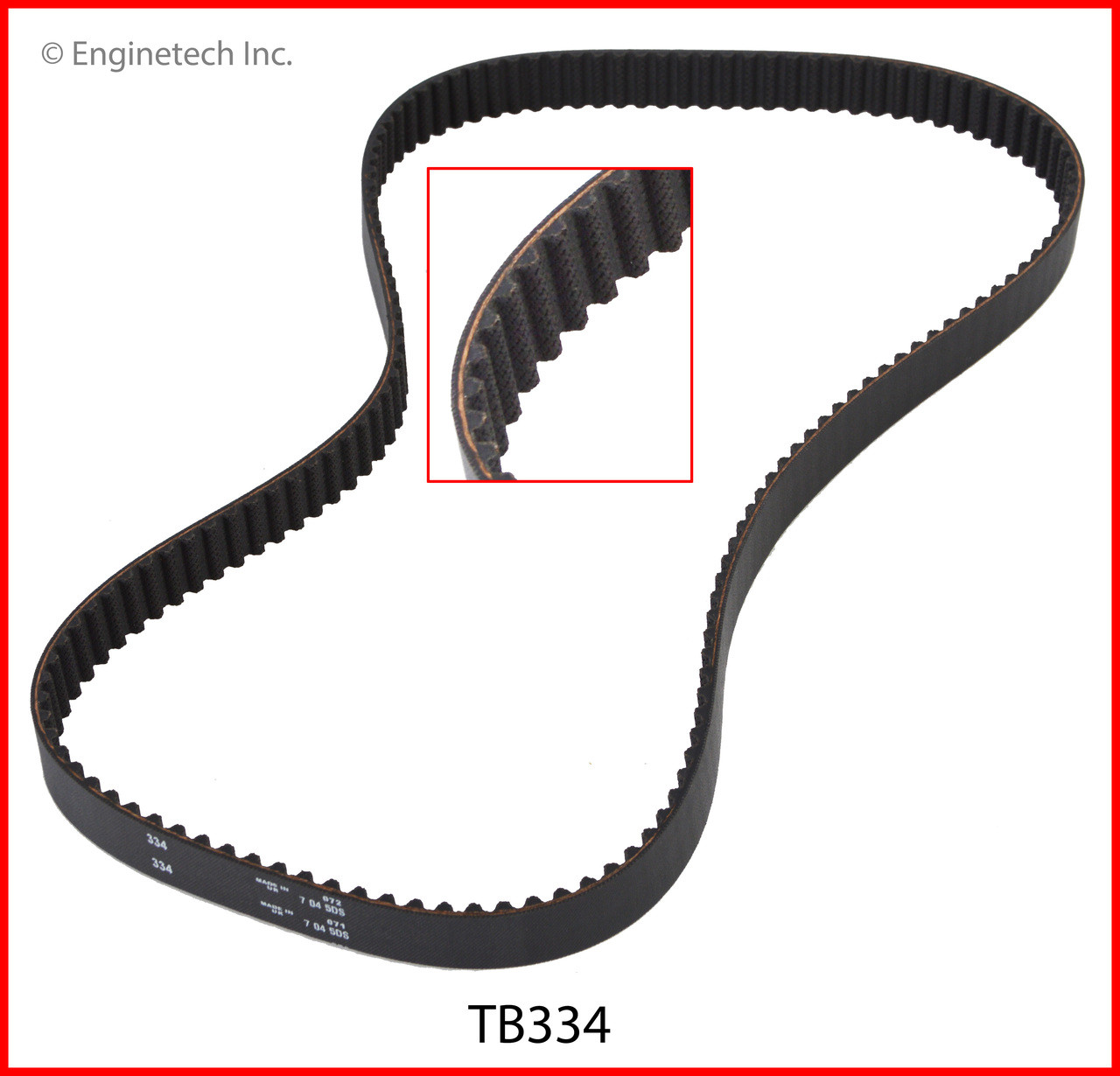 Timing Belt - 2007 Volkswagen GTI 2.0L (TB334.B15)