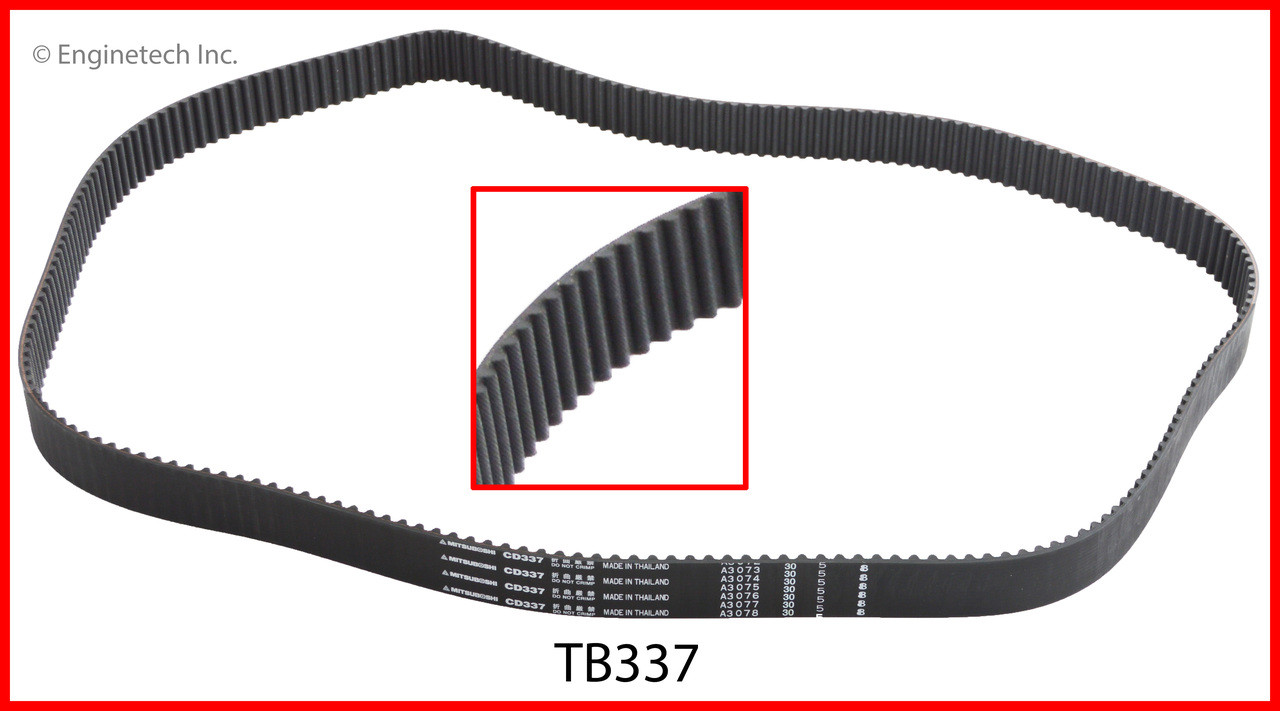 Timing Belt - 2008 Kia Rondo 2.7L (TB337.A7)